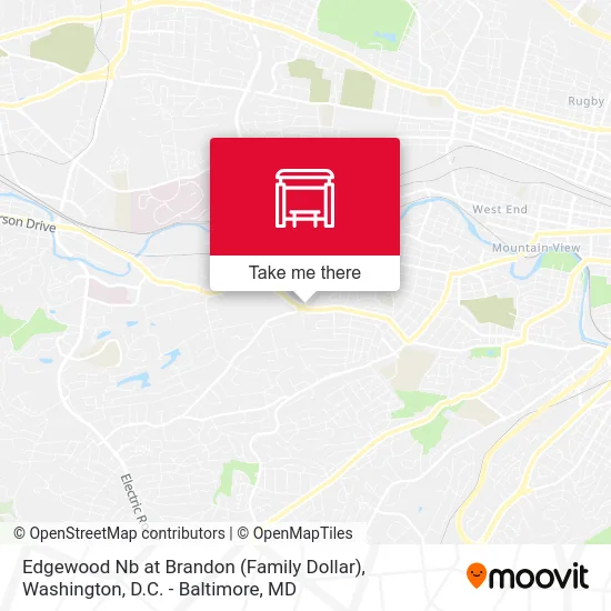 Edgewood Nb at Brandon (Family Dollar) map