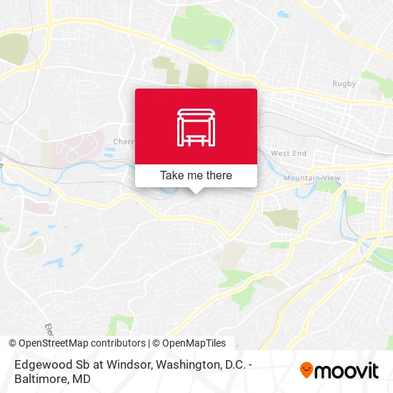 Edgewood Sb at Windsor map