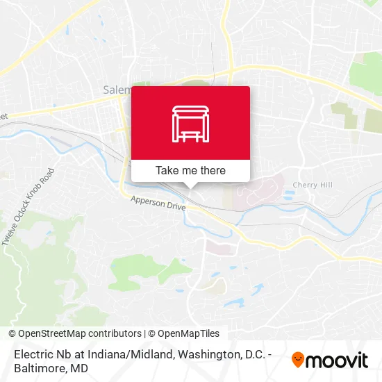 Electric Nb at Indiana/Midland map