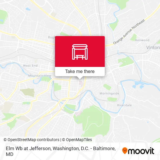 Elm Wb at Jefferson map