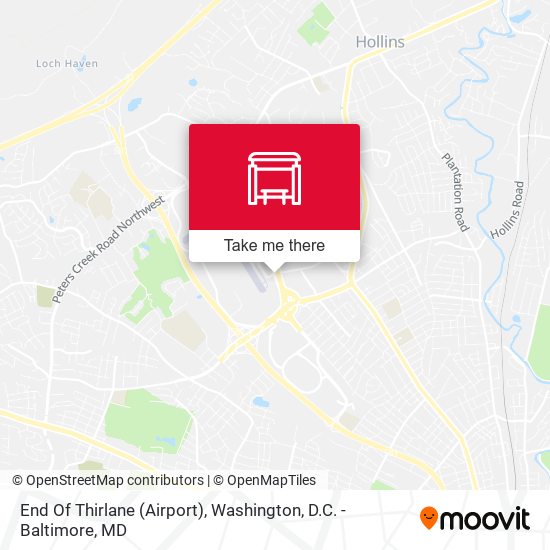 Mapa de End Of Thirlane (Airport)