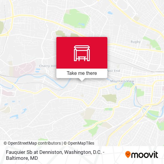 Fauquier Sb at Denniston map