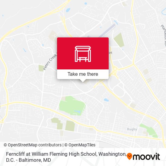 Ferncliff at William Fleming High School map