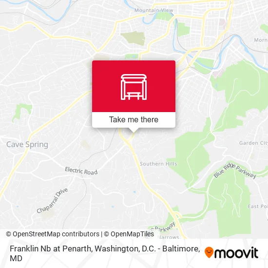 Franklin Nb at Penarth map