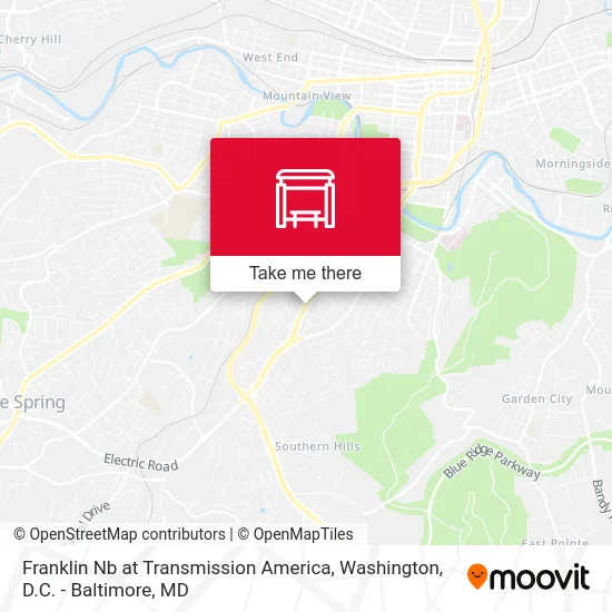 Franklin Nb at Transmission America map