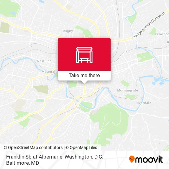 Franklin Sb at Albemarle map