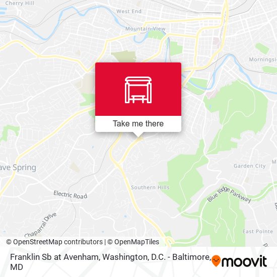 Mapa de Franklin Sb at Avenham