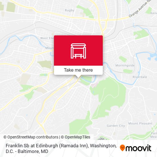Mapa de Franklin Sb at Edinburgh (Ramada Inn)