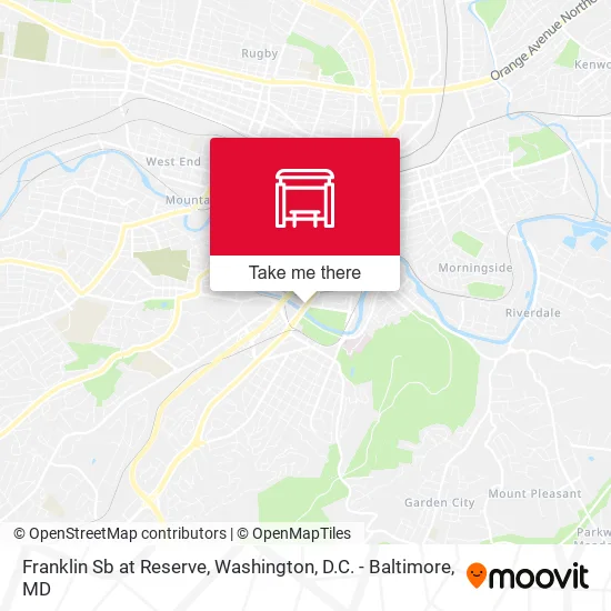 Franklin Sb at Reserve map