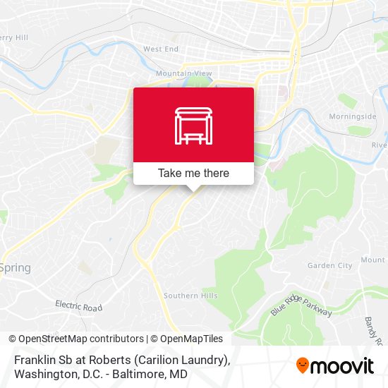Mapa de Franklin Sb at Roberts (Carilion Laundry)