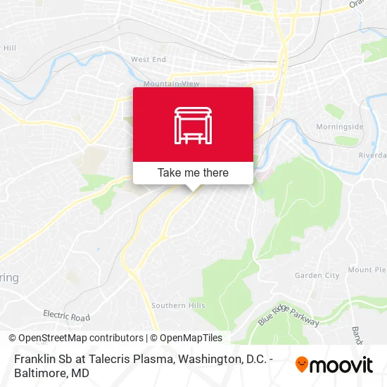 Franklin Sb at Talecris Plasma map