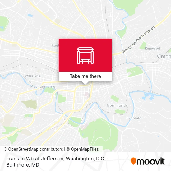 Franklin Wb at Jefferson map