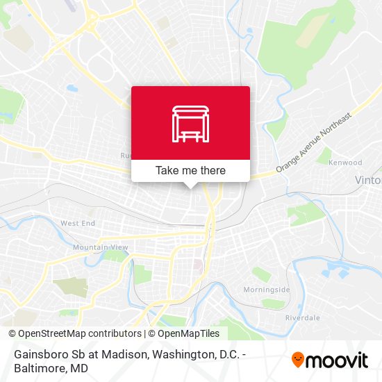 Mapa de Gainsboro Sb at Madison