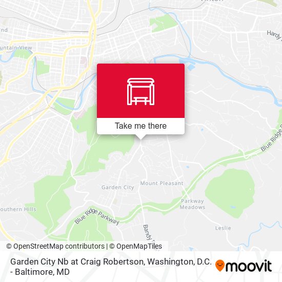 Garden City Nb at Craig Robertson map