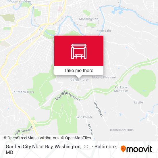 Garden City Nb at Ray map