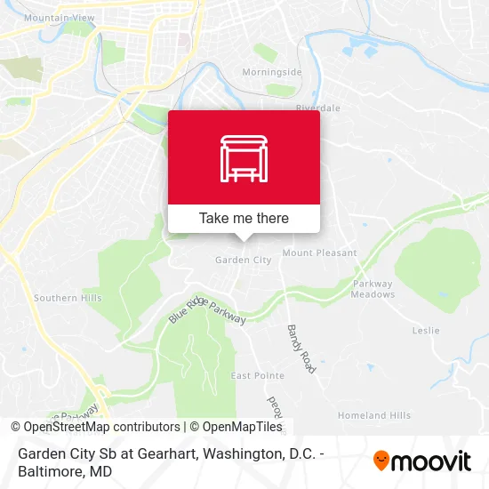 Garden City Sb at Gearhart map