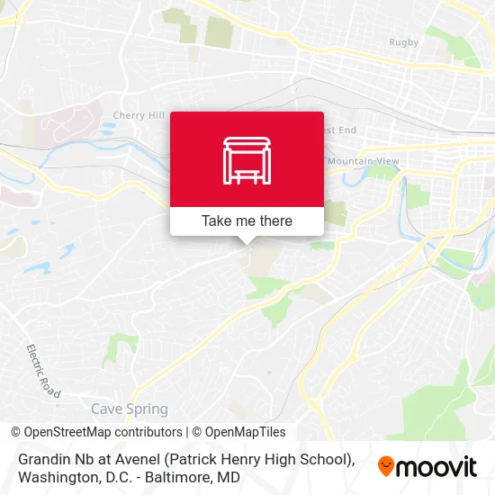 Grandin Nb at Avenel (Patrick Henry High School) map