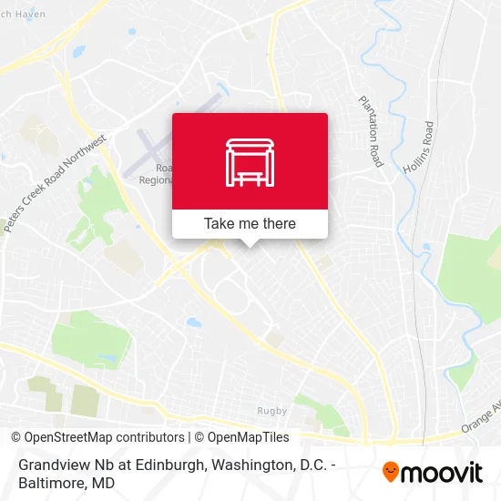 Grandview Nb at Edinburgh map