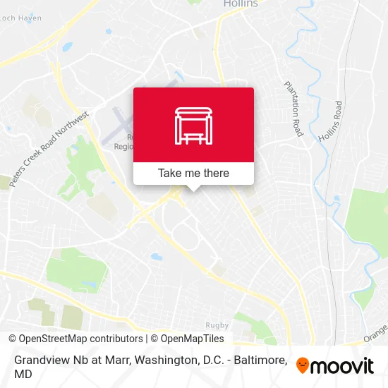 Grandview Nb at Marr map