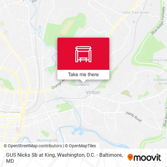GUS Nicks Sb at King map