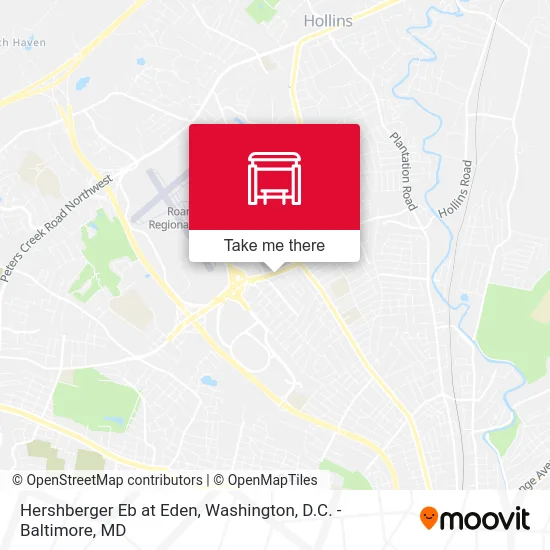 Hershberger Eb at Eden map