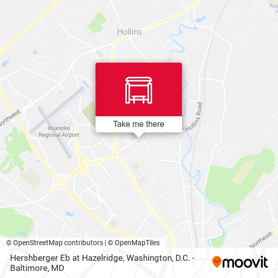 Hershberger Eb at Hazelridge map