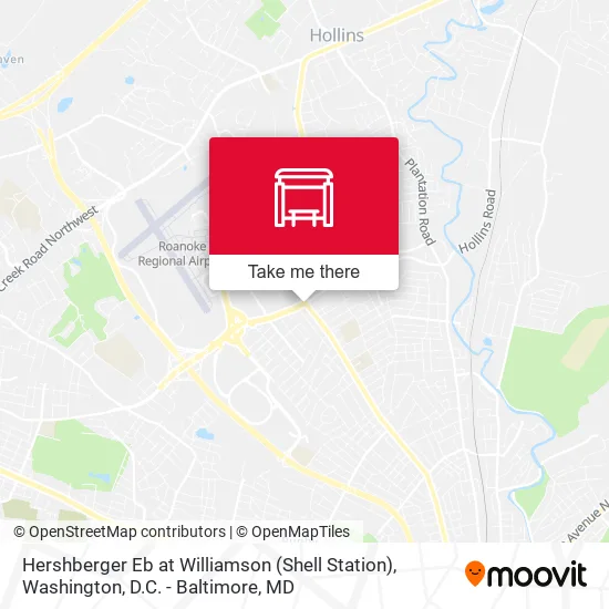Hershberger Eb at Williamson (Shell Station) map