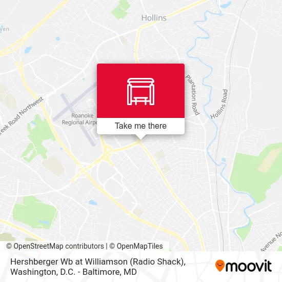Hershberger Wb at Williamson (Radio Shack) map