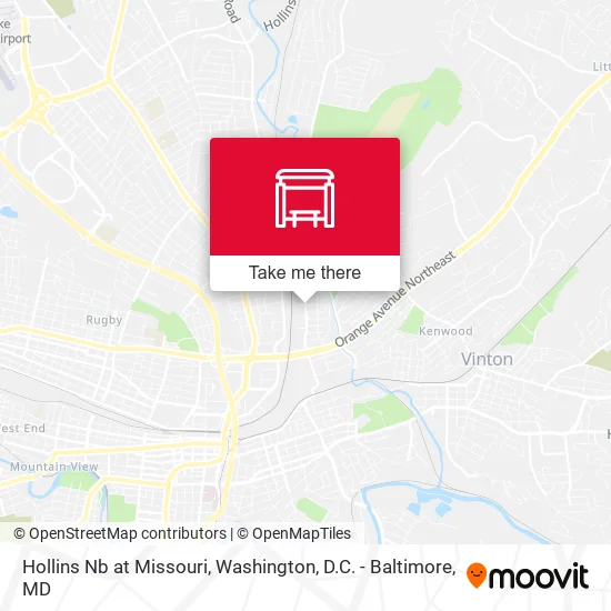 Hollins Nb at Missouri map