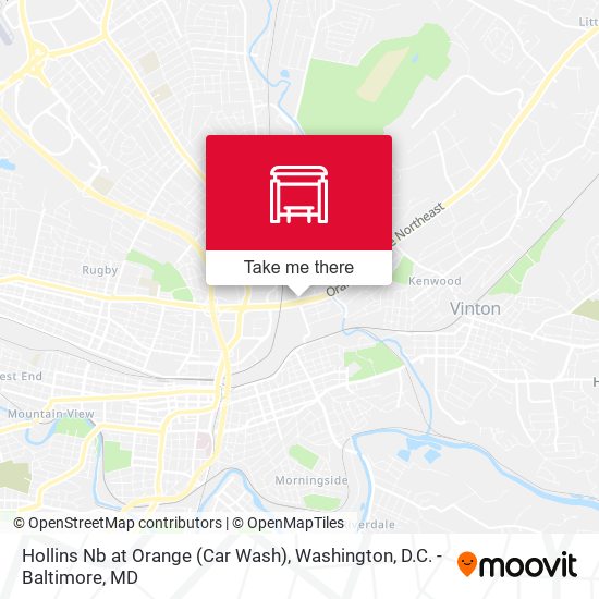 Mapa de Hollins Nb at Orange (Car Wash)