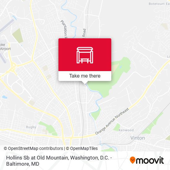 Hollins Sb at Old Mountain map