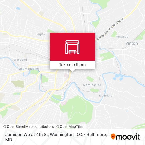 Mapa de Jamison Wb at 4th St