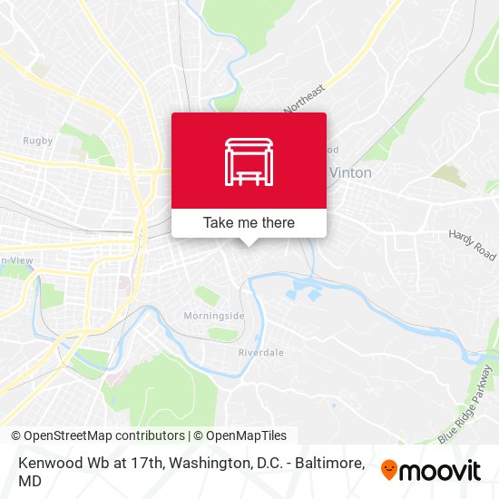 Kenwood Wb at 17th map