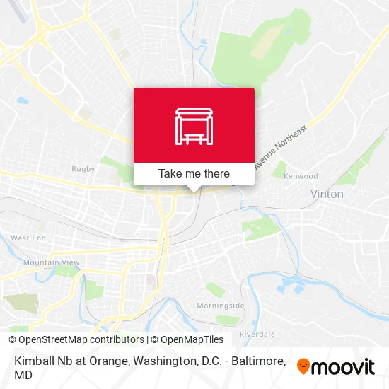 Kimball Nb at Orange map