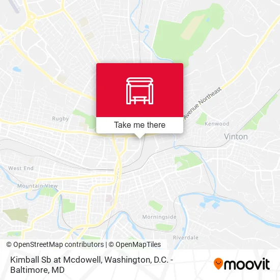 Kimball Sb at Mcdowell map