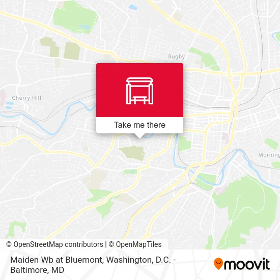 Maiden Wb at Bluemont map