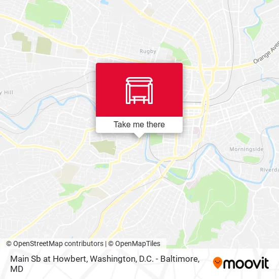 Main Sb at Howbert map