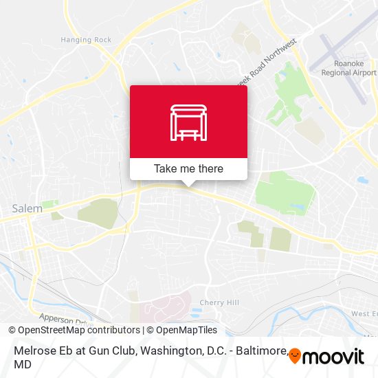 Melrose Eb at Gun Club map