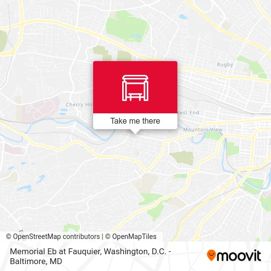 Memorial Eb at Fauquier map