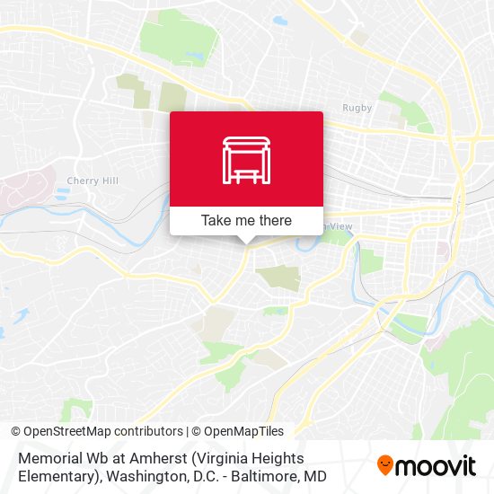 Memorial Wb at Amherst (Virginia Heights Elementary) map