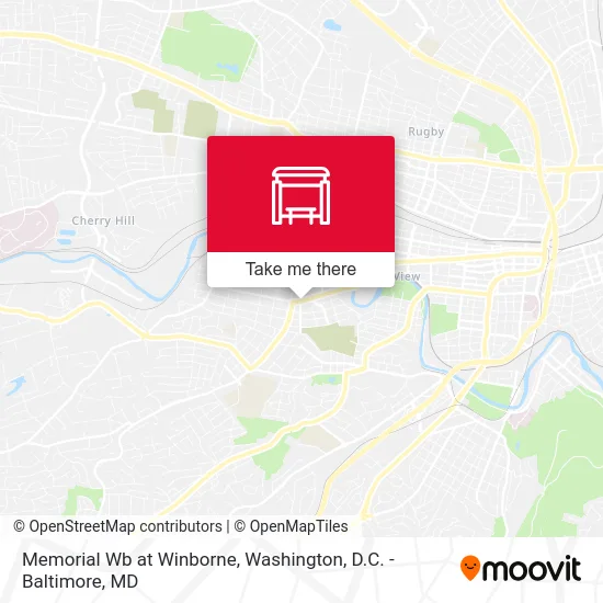 Memorial Wb at Winborne map