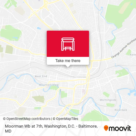 Moorman Wb at 7th map