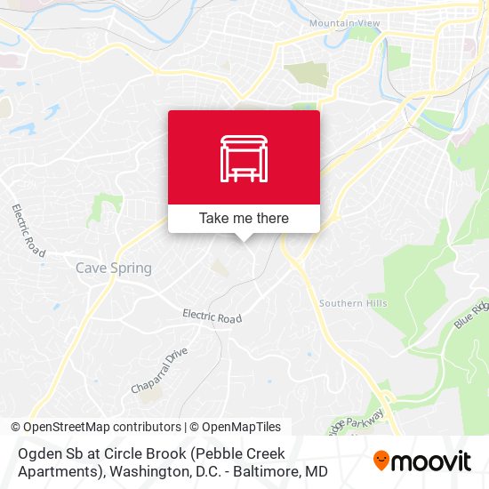 Ogden Sb at Circle Brook (Pebble Creek Apartments) map