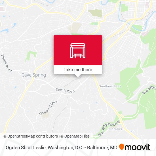 Ogden Sb at Leslie map