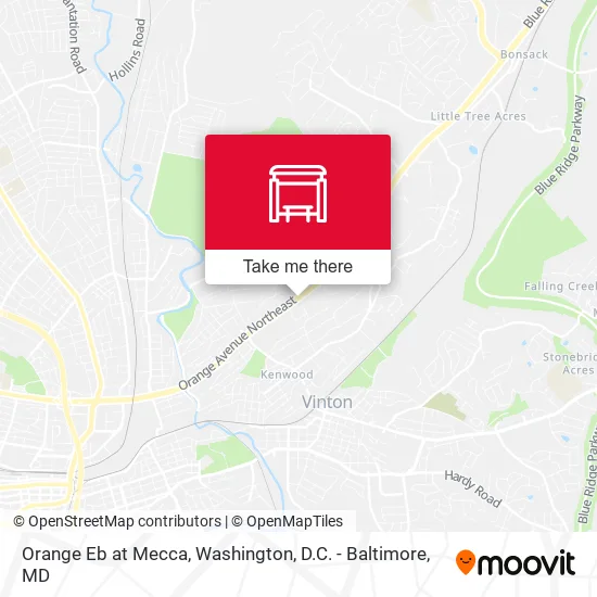 Orange Eb at Mecca map