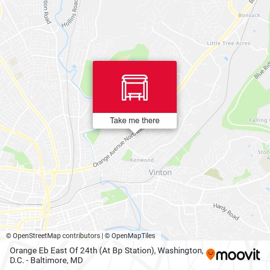 Orange Eb East Of 24th (At Bp Station) map