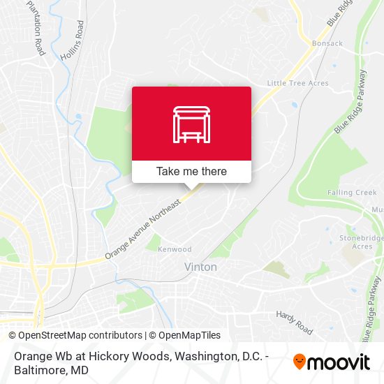 Mapa de Orange Wb at Hickory Woods