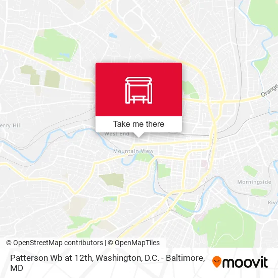 Patterson Wb at 12th map