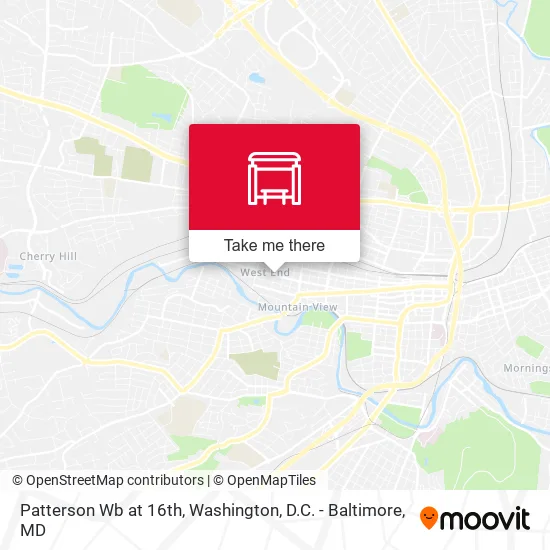 Patterson Wb at 16th map