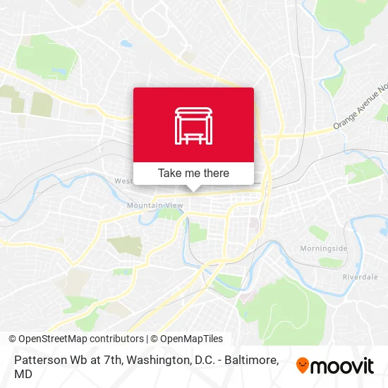 Patterson Wb at 7th map